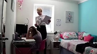 Blonde fetish slut spanked with passion