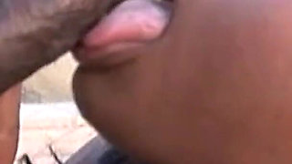 Unique Lasage Shows off Her Big Ass and Gets Fucked by a Big Black Cock.