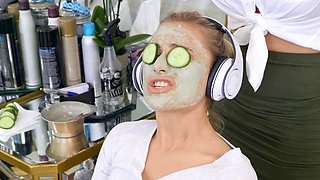 Sneaking In A Last Minute Facial With Keiran Lee, Tyler Faith - Brazzers