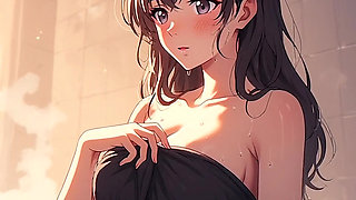 Uncensored video of 18 Year old Anime Girl, 3D Cartoon on closeup by Kiidzy Animates, AI Generated Cartoon content 3D Animation