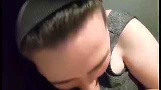 Chubby British Girl Deepthroats Big Cock And Get Cum On Her Face