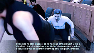 Maive Takes Two Cocks at Once - Rebecca Double Penetration Hentai Mystery