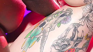 Semaj Media Tattooed PAWG Arizona Rose Enjoys Her Massage, Especially When She Gets Fucked!!