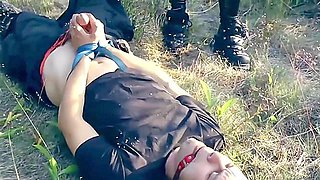 Femdom Joi For Newbiw Sissy Slut! Spanking In The Forest Wearing Latex!
