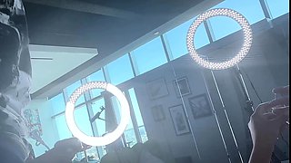 Sexy blonde teen blowjob and gangbanged then creampied