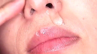 Unique: Hotaru Mori Nose Fetish; Nose Clamp, Sneeze, and Snot in Voyeur POV
