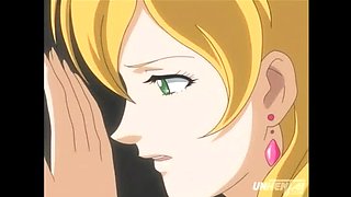 Uncensored Hentai: Groping Busty MILF Blonde on Public Train Anime