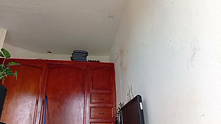 My mother-in-law told me that she cleaned the room in a thong