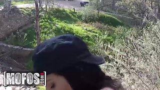 MOFOS - Jaclyn Taylor Showcases No Disgrace As She Takes Fuckpole Outside With A Drone Eyeing Her
