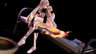 Awesome hentai anal sex with stunning excited nurse