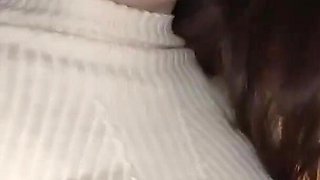 Internet Hook-up: a Big-tit Wife, Shaved Pussy Rubbing Close-up 1