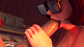 3d animated Velma lost her glasses again and you found them. So she gives you a reward