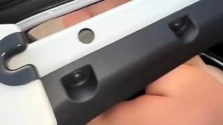 Ashley Aoky Fucks In The Car