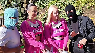 Vera's juicy lips devour Dan as Charlie and Matt watch in lust