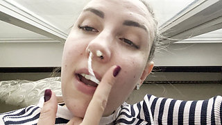 Thick Snot and Mucus Release From Nose