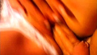 Gorgeous brunette babe fucked hardcore in the bathroom