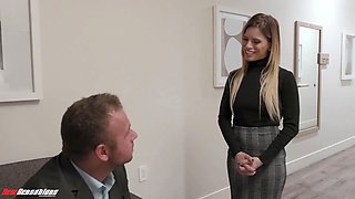 NEW SENSATIONS - Sexy Secretary Really Loves Her Job and is Looking For More Naughtiness With Her Boss