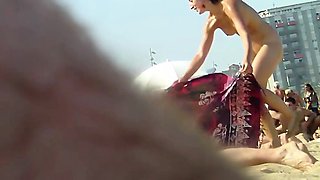 Voyeur NUDE Beach Amateurs Babes Spy Video