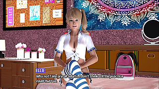 Max's Life Season 3 Cap 168 - Threesome with My Two Naked Friends in the Sauna