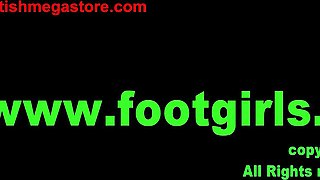 Foot Licker Ignites Brunette Hardcore Fetish Passion