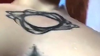 A Girl with Big Tits Cheats and Fucks Herself in the Shower While Her Boyfriend Is Relaxing!