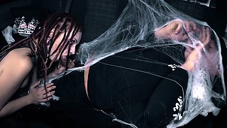 Bums Bus - Halloween fuck with German zombie girl