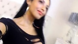 Hot Black Maid Does Some Webcam Black and Ebony