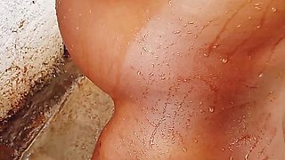 Bathing My Pregnant GF Outdoor, Dirty Environment Vibes