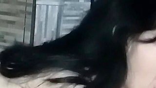 My Stepdad Saw Me Flashing My Tits on a Video Call in the Bathroom.