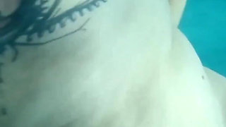 I'm Too Horny to Wait, Fuck Me in the Pool - French Hairy Risky Sex