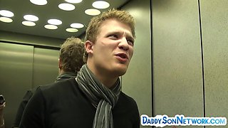 Jockstrap amateur bottom assfucked at home by BF after BJ