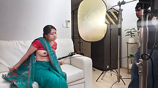 Indian Desi Bhabhi Directing her Porn video while Horny