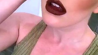 Big Boobed Blonde Masturbates With A Dildo In The Bathroom