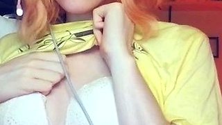 Sexy teen doggystyle fuck on webcam close up