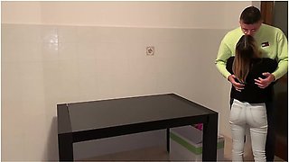 What A Shame! The Neighbors Knock On Our Door With Screams And Annika Makes Orgasm On Purpose. Ita