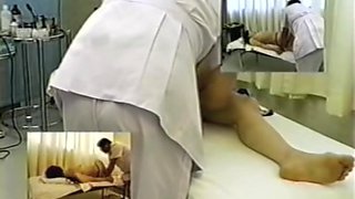 Horny Japanese enjoys a massage in erotic spy cam video
