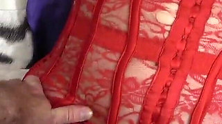 Stepson gets to fuck his stepmom for Christmas