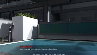Away From Home Part 19 Redhead Hottie in the Pool by Loveskysan69