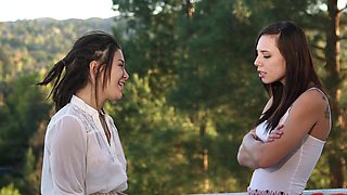 Sex in the bedroom with cheating housewife Daisy Haze and a neighbor