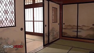 Kimono babe fucked hard and made to swallow big time