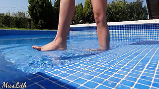 Wet Feet on Pool