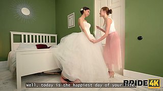 BRIDE4K. We were so horny and got caught together... ft. Ashly Rabbit  Moon Imp: Porn