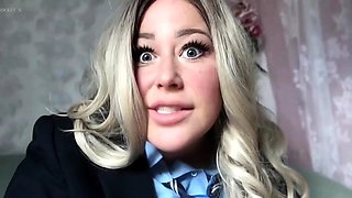 Lulu Blue – Reluctant daughter face fucked before school