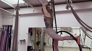 Do You Like My Dance on the Aerial Hoop for You?