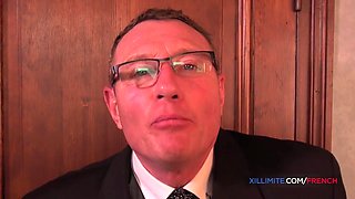 Lexie Candy - French Brunette Seduces Her Boss And Gets Fucked In The Ass