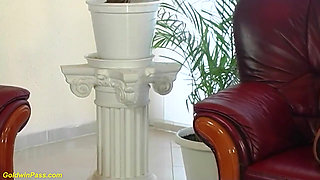 Step grandpa in love with preggo teen