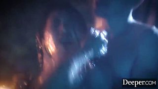 Rae Lil Black Takes Rough Deep Throat Punishment - Blowjob & Squirting