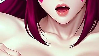 60 Frames, 1080p, High Definition! D.va, Deserve Animated Short Series, Innocent and Adorable Dva, Artistic Lovemaking.