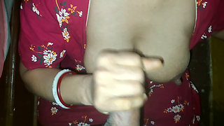 Hard Pussy Fucking with Sister in Law, Her Busty Boobs Is Jumping