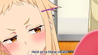 Shy couple fears being caught as he goes all in - HENTAI ENG